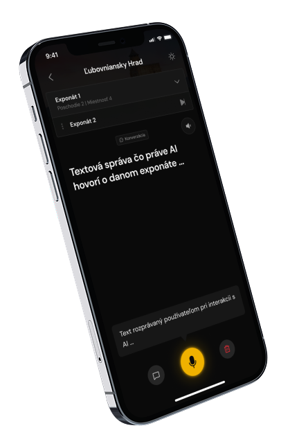 iphone mockup showing app content